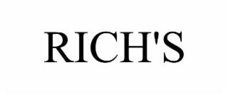 RICH'S trademark