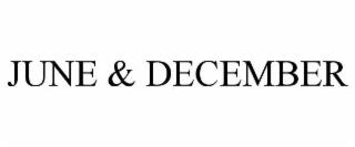 JUNE & DECEMBER trademark